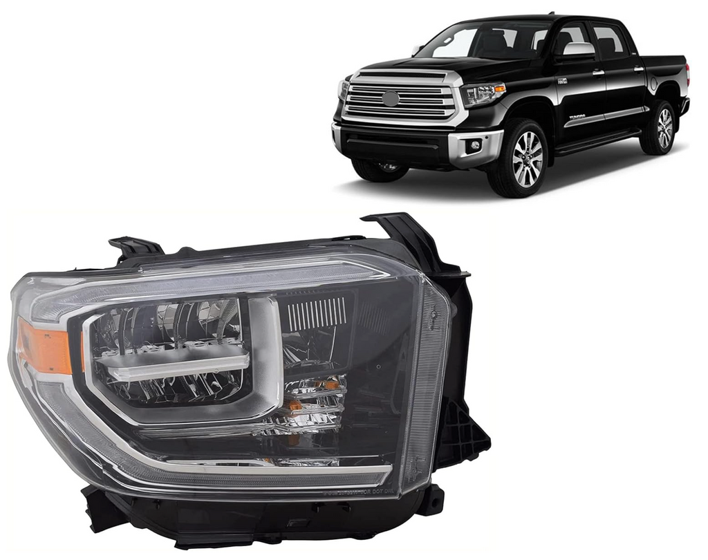 2018, 2018-2021 Toyota Tundra, 2019, 2020, 2021, 811100C140, head light, passenger side, TO2503262, TOYOTA, Tundra