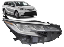 Charger l&#39;image dans la galerie, 2021, 2021-2023 Toyota Sienna, 2022, 2023, 81110-08100, headlight, passenger side, SIENNA, TO2503306, TOYOTA