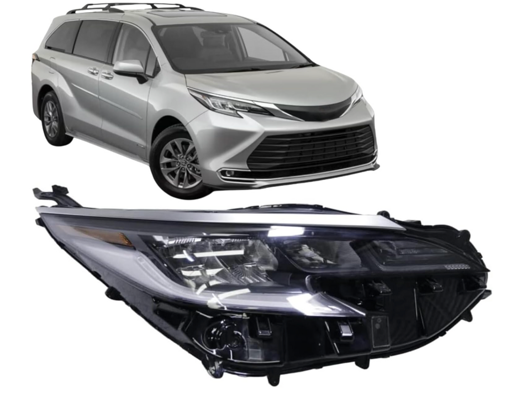 2021, 2021-2023 Toyota Sienna, 2022, 2023, 81110-08110, day light, headlight, passenger side, SIENNA, TO2503310, TOYOTA