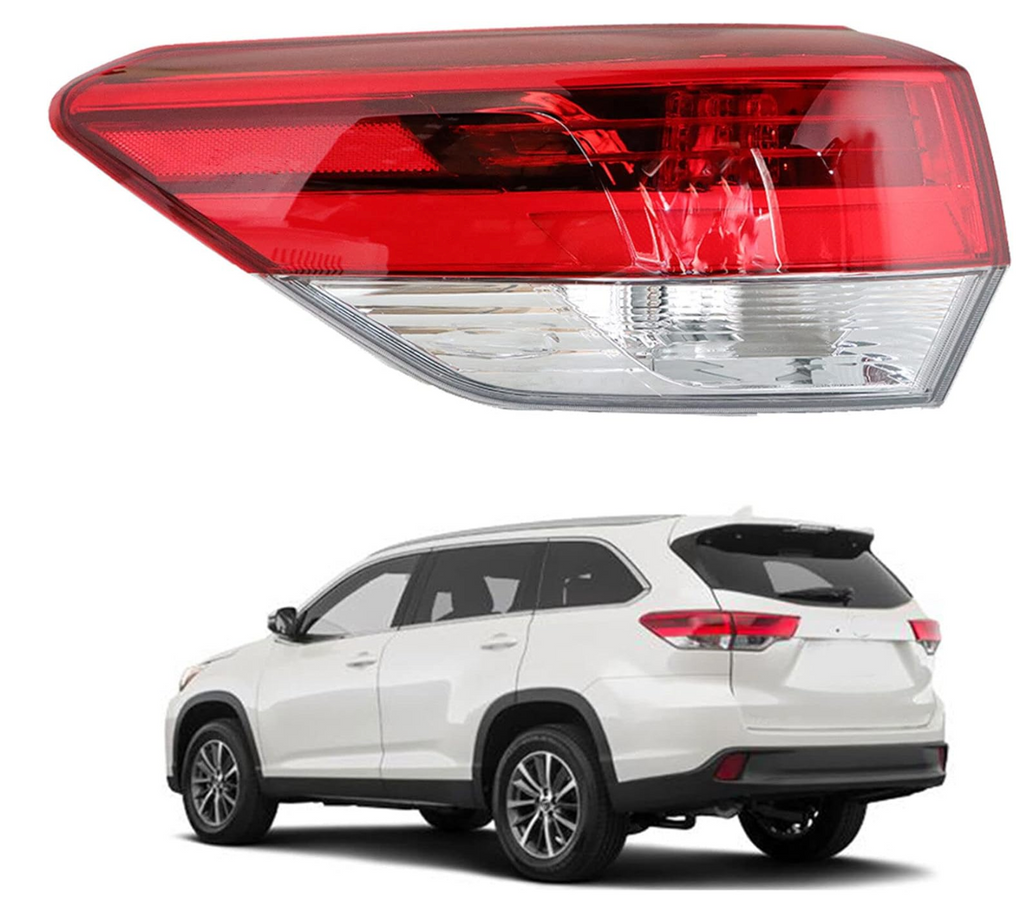 2017, 2017-2019 Toyota Highlander, 2018, 2019, 81550-0E161, HIGHLANDER, passenger side, rear lamp, TO2805143, TOYOTA