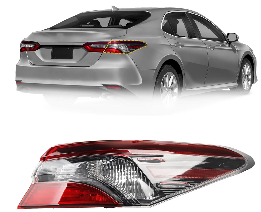 2020, 2020-2023 Toyota Camry, 2021, 2022, 2023, 81550-06A20, CAMRY, passenger side, rear lamp, TO2805159, TOYOTA