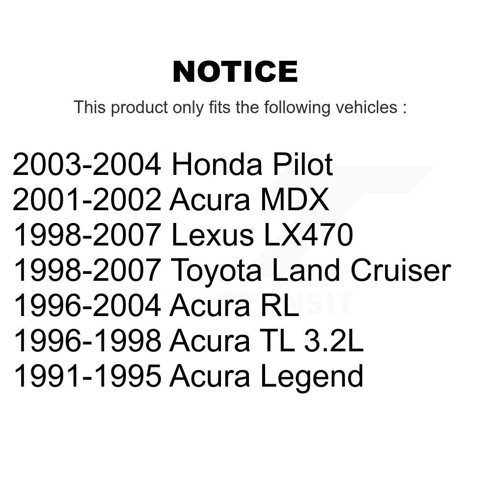 Wheel Bearing 70-510011 For Honda Pilot Acura MDX Lexus LX470 RL Toyota Land Cruiser TL Legend