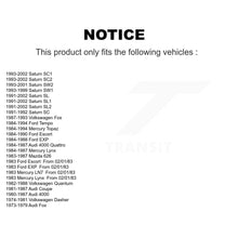 Load image into Gallery viewer, Front Wheel Bearing 70-510024 For Saturn SL1 SC1 SL2 Ford Tempo SC2 Mercury Topaz SL SW2 SW1 Audi SC