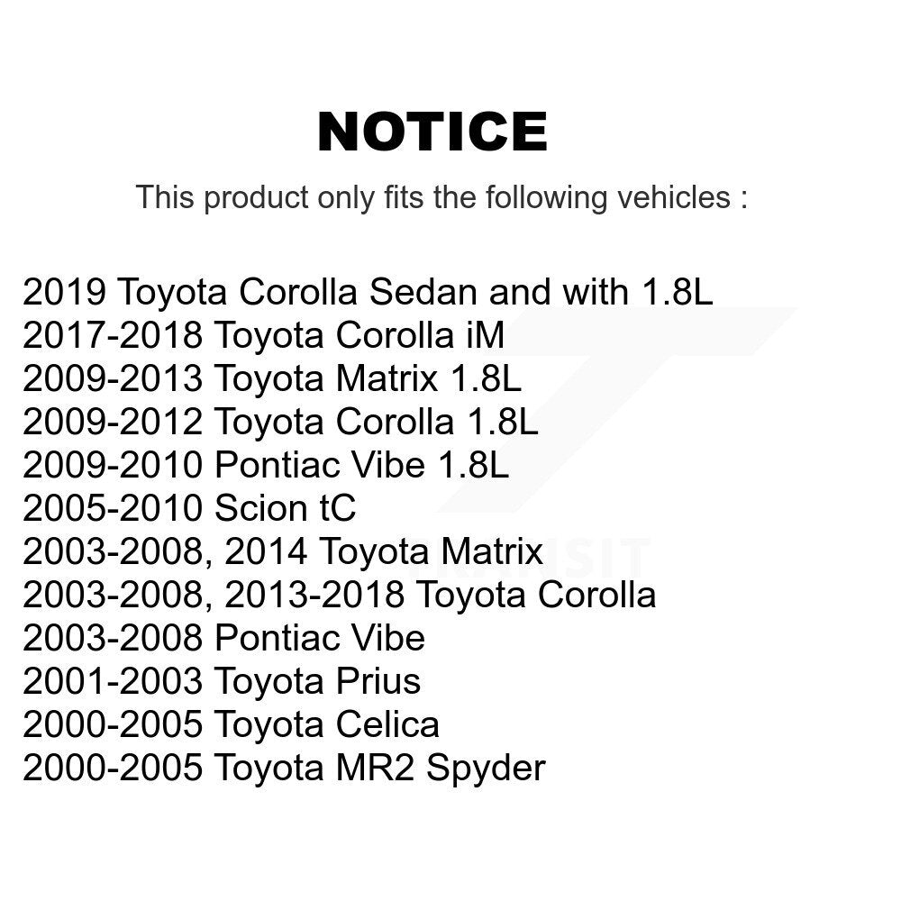 Wheel Bearing 70-510070 For Toyota Corolla Matrix Pontiac Vibe iM Celica MR2 Spyder Scion tC Prius
