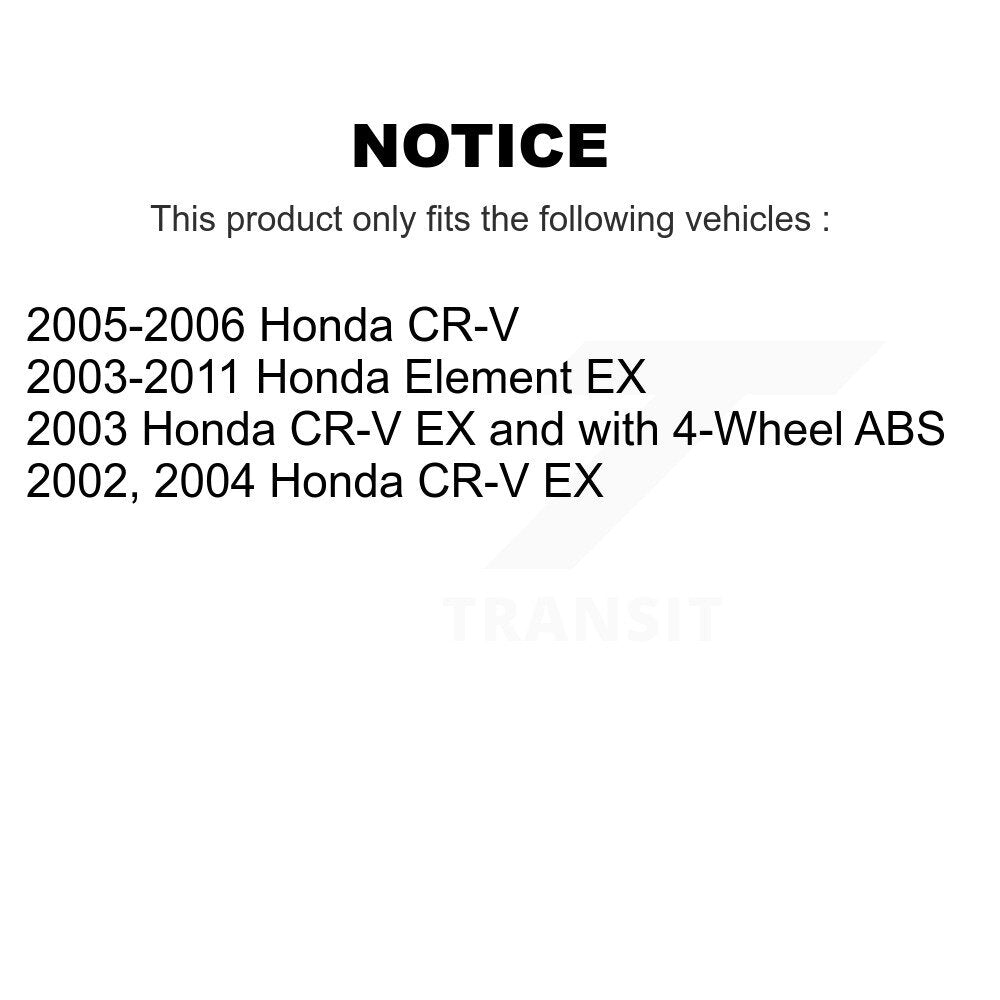 Front Wheel Bearing 70-510074 For Honda CR-V Element