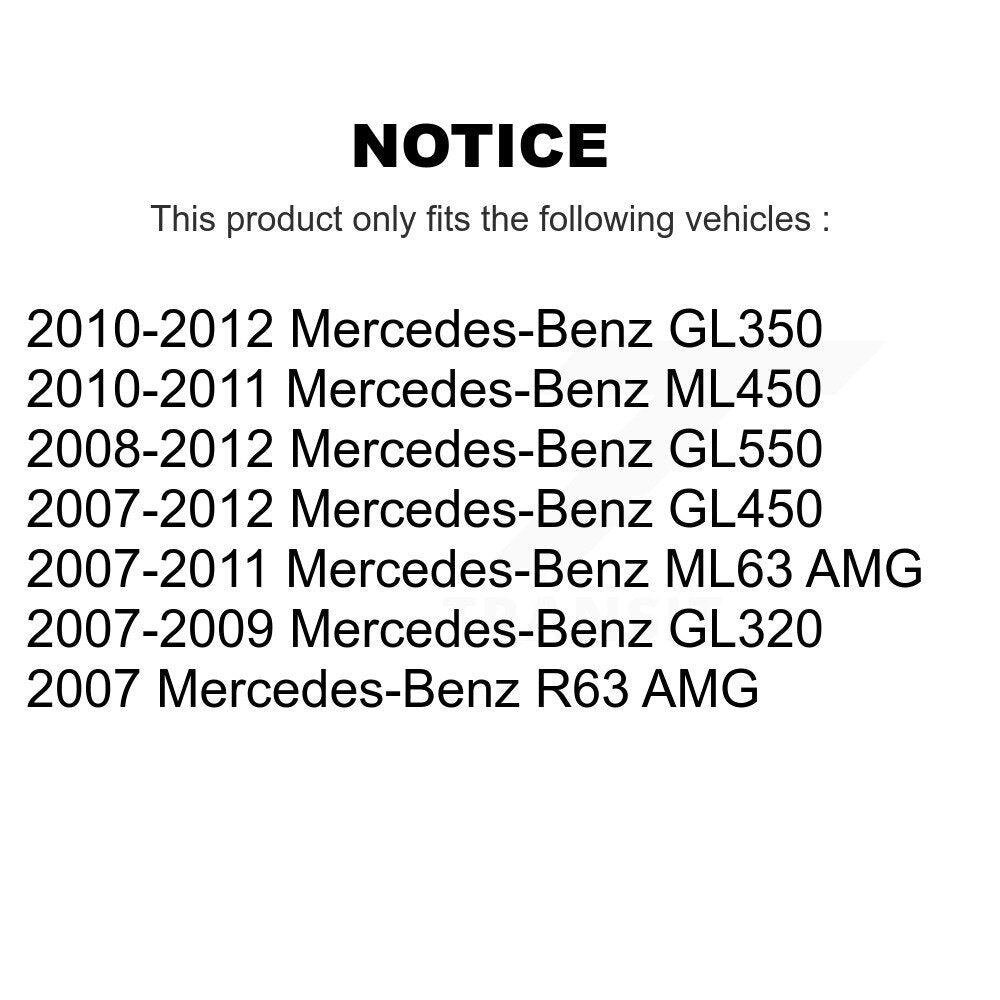 Front Wheel Bearing 70-510097 For Mercedes-Benz GL350 GL320 GL450 GL550 ML63 AMG R63 ML450
