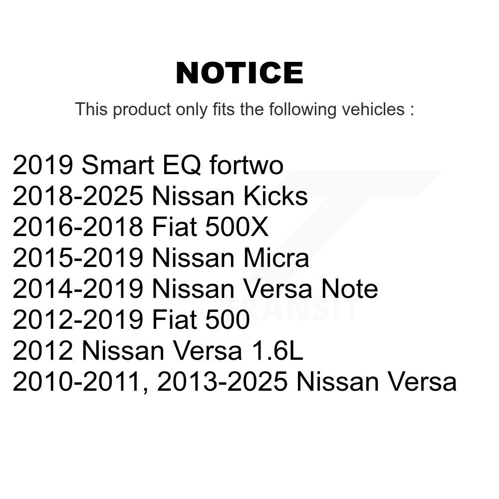 Front Wheel Bearing 70-510112 For Nissan Kicks Micra Versa Note Fiat 500 500X Smart EQ fortwo