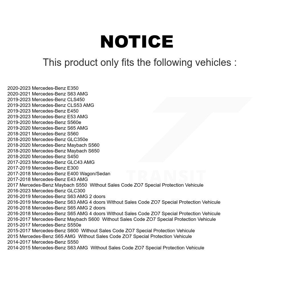 Rear Wheel Bearing Assembly 70-512560 For Mercedes-Benz GLC300 GLC43 AMG E450 E400 E53 S550 E300 S63