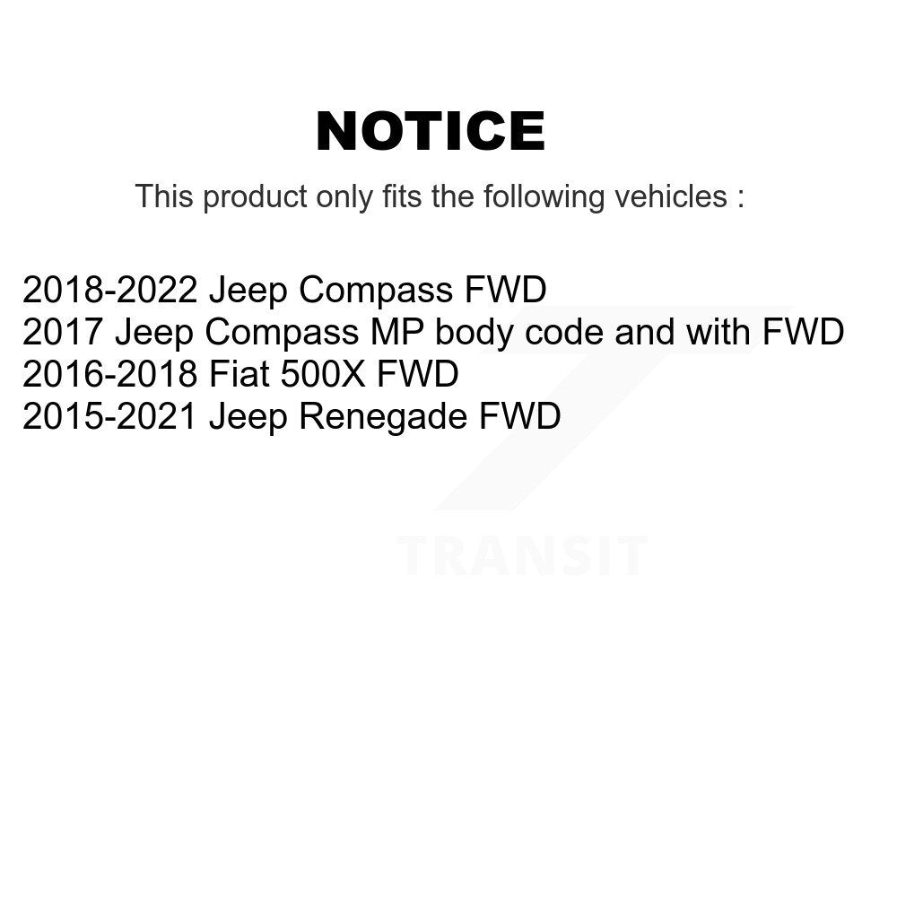 Rear Wheel Bearing Hub Assembly 70-512568 For Jeep Compass Renegade Fiat 500X