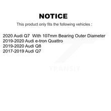 Load image into Gallery viewer, Rear Wheel Bearing Assembly 70-512652 For Audi Q7 Q8 e-tron Quattro
