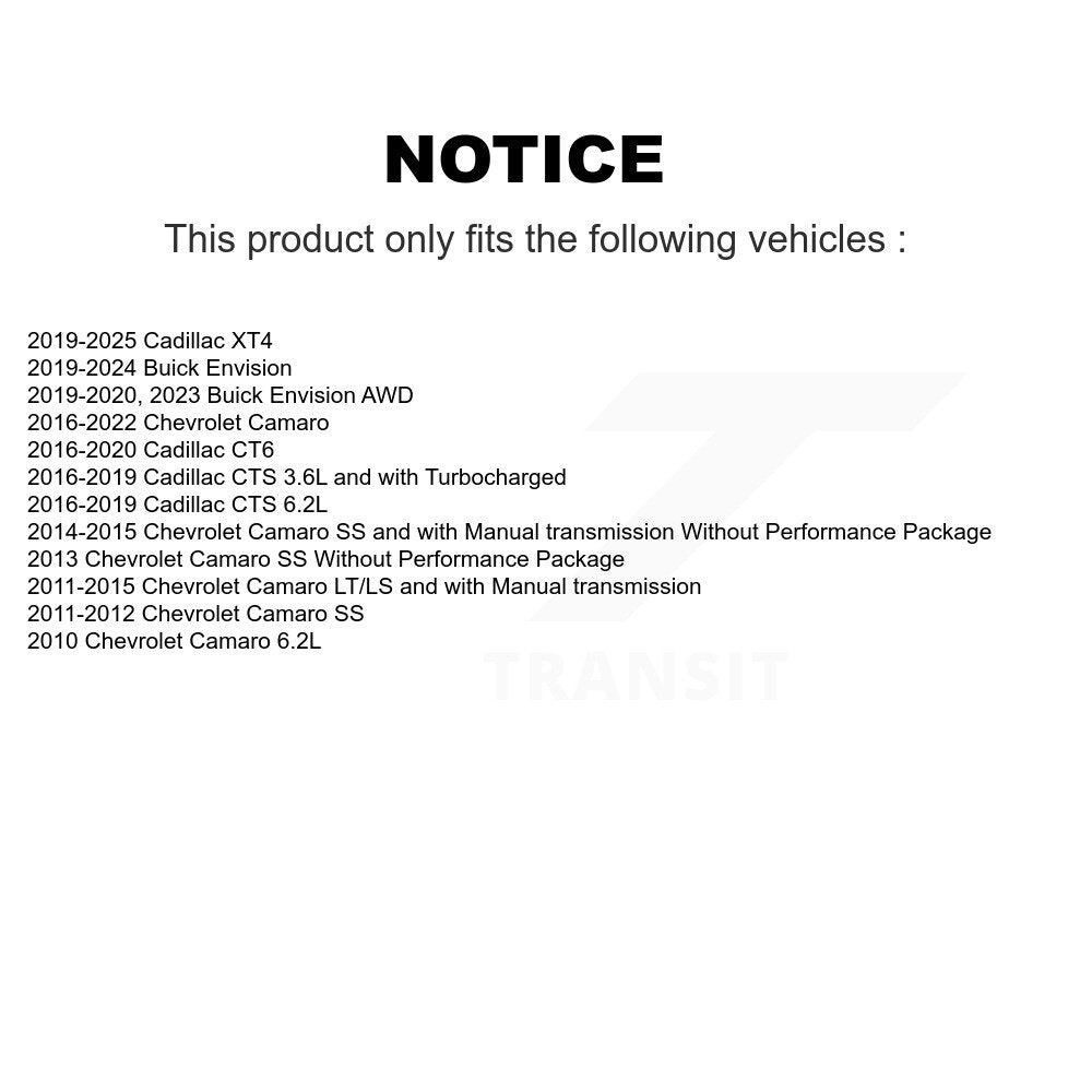 Wheel Bearing Hub Assembly 70-512663 For Buick Envision Chevrolet Camaro Cadillac XT4 CTS CT6