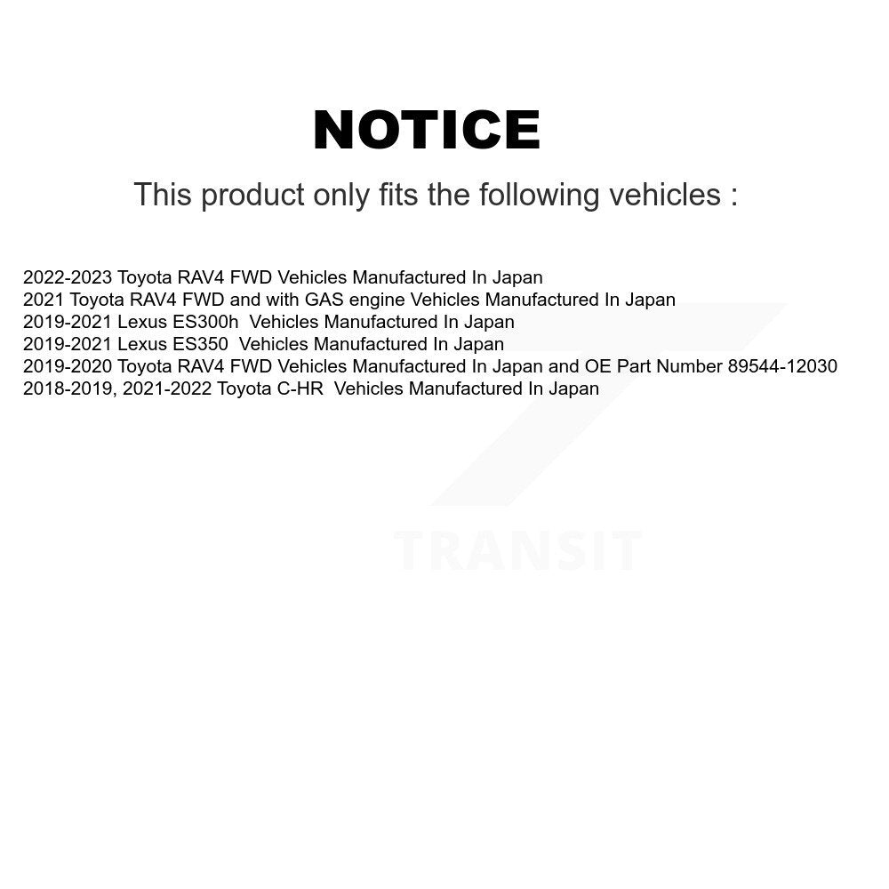 Rear Wheel Bearing Hub Assembly 70-512671 For Toyota RAV4 C-HR Lexus ES350 ES300h