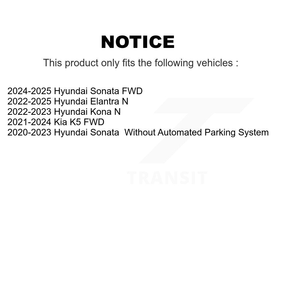 Rear Wheel Bearing Hub Assembly 70-512672 For Hyundai Sonata Kia K5 Elantra N Kona