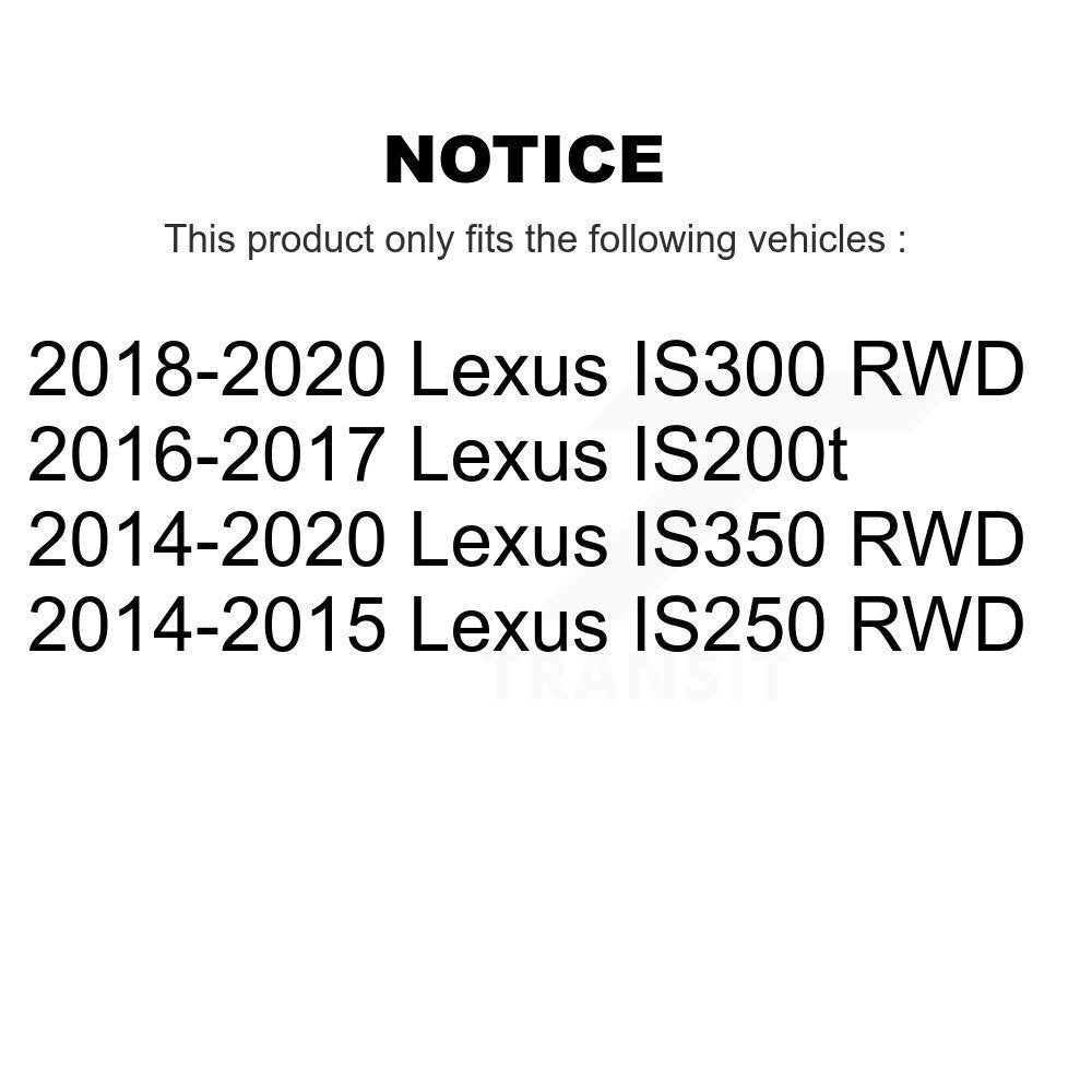 Front Wheel Bearing Hub Assembly 70-513372 For Lexus IS350 IS250 IS300 IS200t