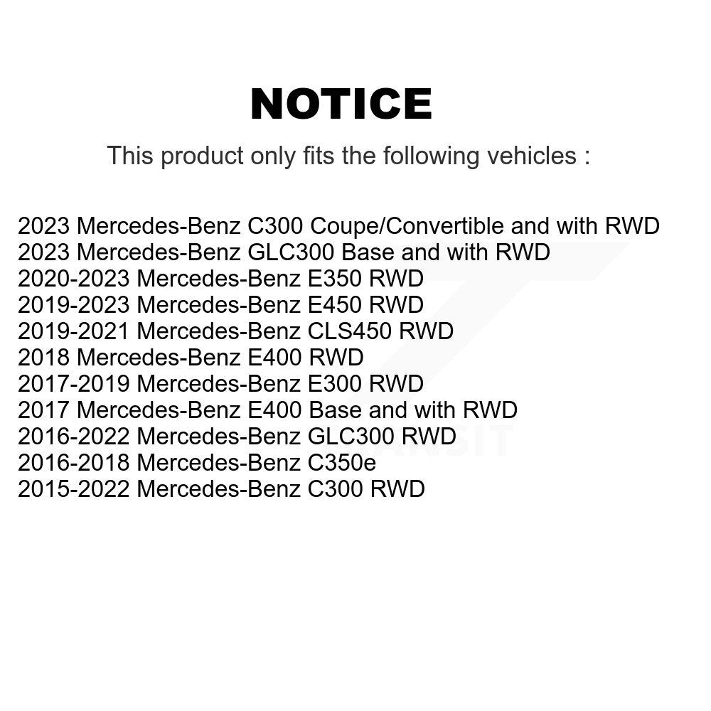 Front Wheel Bearing Hub Assembly 70-513440 For Mercedes-Benz GLC300 C300 E450 E400 E300 E350 CLS450
