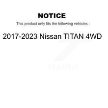 Charger l'image dans la galerie, Front Wheel Bearing Hub Assembly For 2017-2023 Nissan TITAN 4WD 70-515185