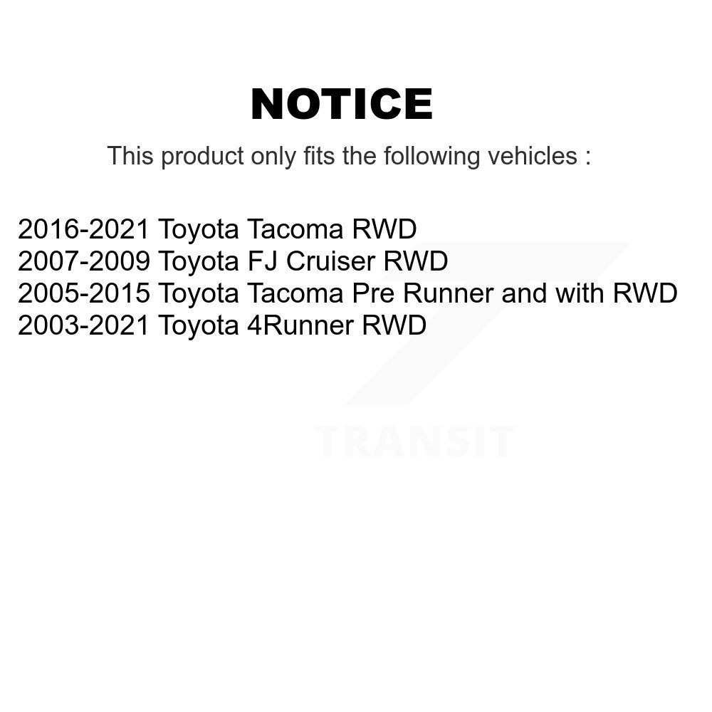 Front Wheel Bearing Hub Assembly 70-515203 For Toyota Tacoma 4Runner FJ ...