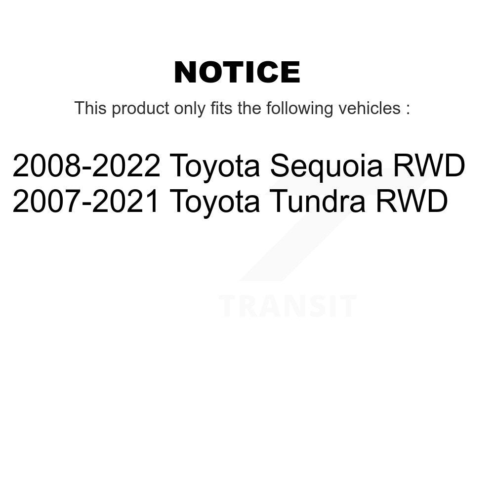 Front Wheel Bearing Hub Assembly 70-515204 For Toyota Tundra Sequoia RWD