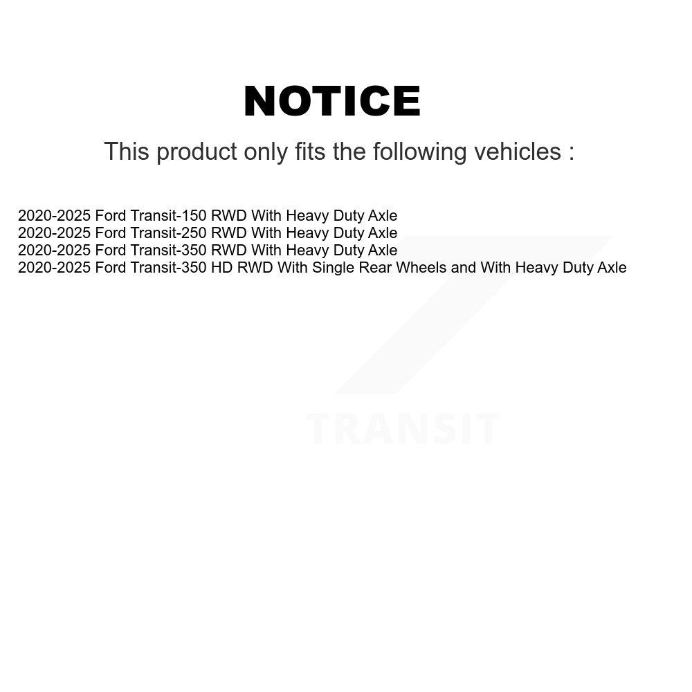 Front Wheel Bearing Hub Assembly 70-KH2003 For Ford Transit-250 Transit-350 Transit-150 HD RWD
