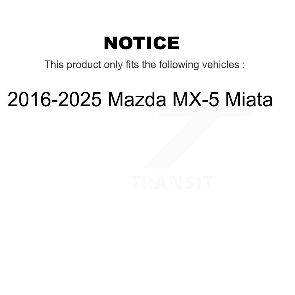 Front Wheel Bearing Hub Assembly 70-KH8005 For 2016-2025 Mazda MX-5 Miata