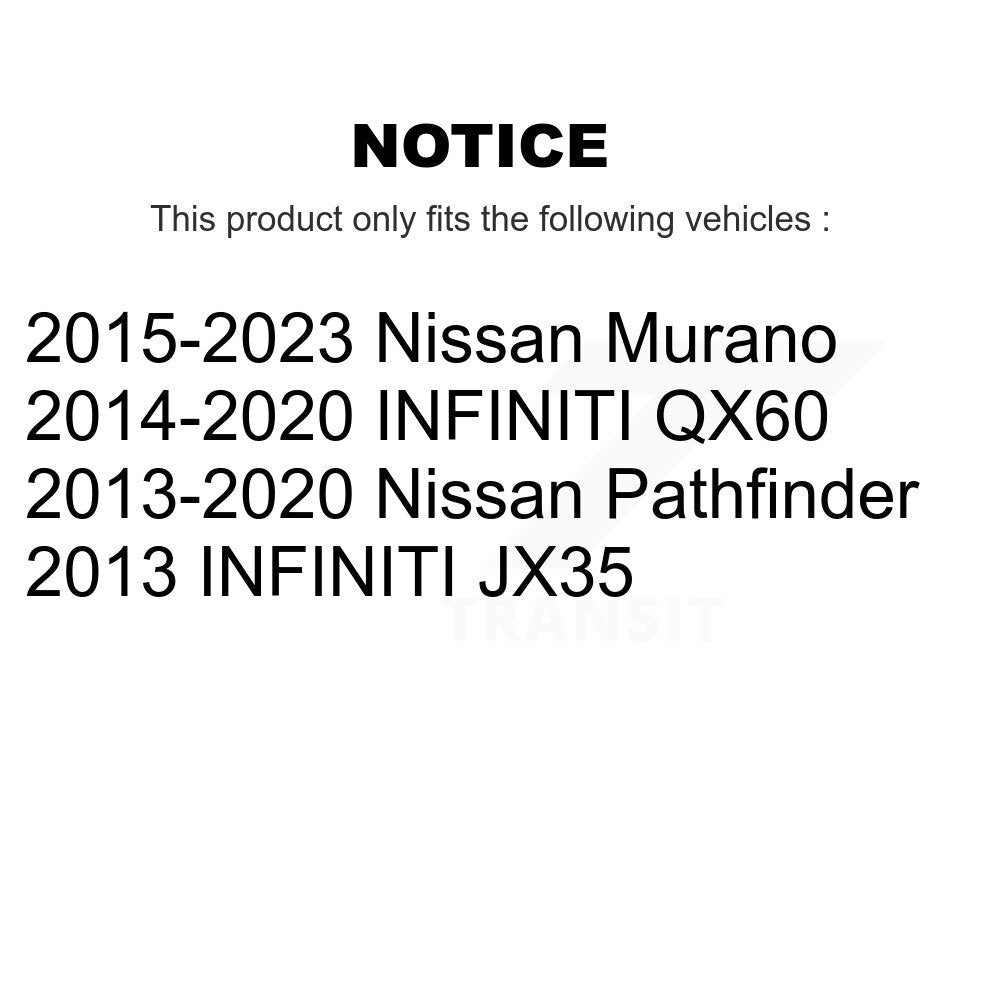 Front Right Suspension Strut Coil Spring Assembly For Nissan Murano Pathfinder