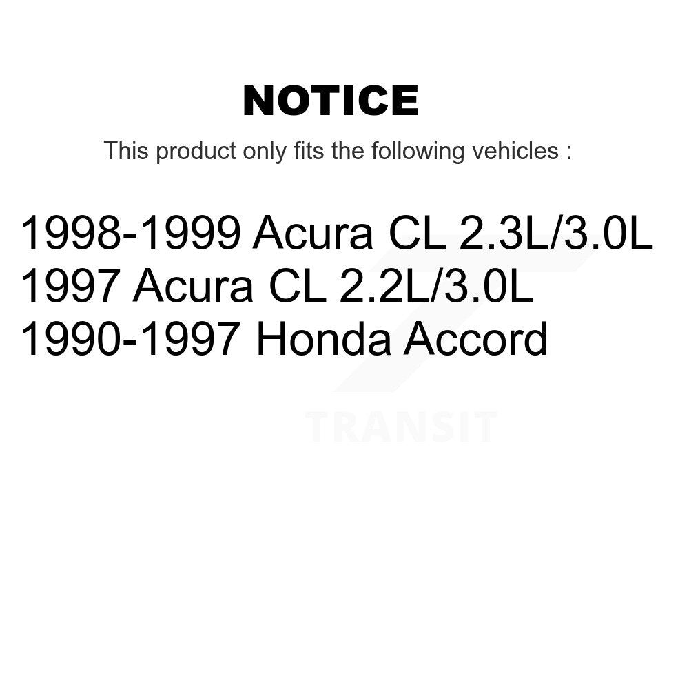Front Wheel Bearing Assembly Pair For Honda Accord Acura CL K70-100001