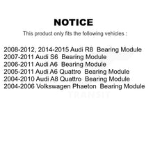 Load image into Gallery viewer, Front Wheel Bearing Assembly Pair For Audi A6 Quattro A8 R8 Volkswagen Phaeton
