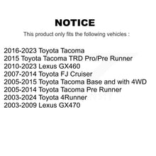 Load image into Gallery viewer, Front Wheel Bearing Assembly Pair For Toyota Tacoma 4Runner FJ Cruiser RWD