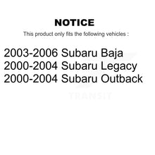 Load image into Gallery viewer, Rear Wheel Bearing Assembly Pair For Subaru Outback Legacy Baja K70-100040