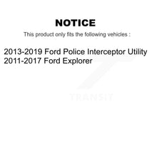 Charger l'image dans la galerie, Front Wheel Bearing And Hub Assembly Pair For Ford Explorer Police Interceptor