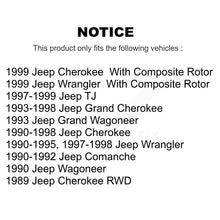 Load image into Gallery viewer, Front Wheel Bearing Hub Assembly Pair For Jeep Wrangler Cherokee Grand Comanche