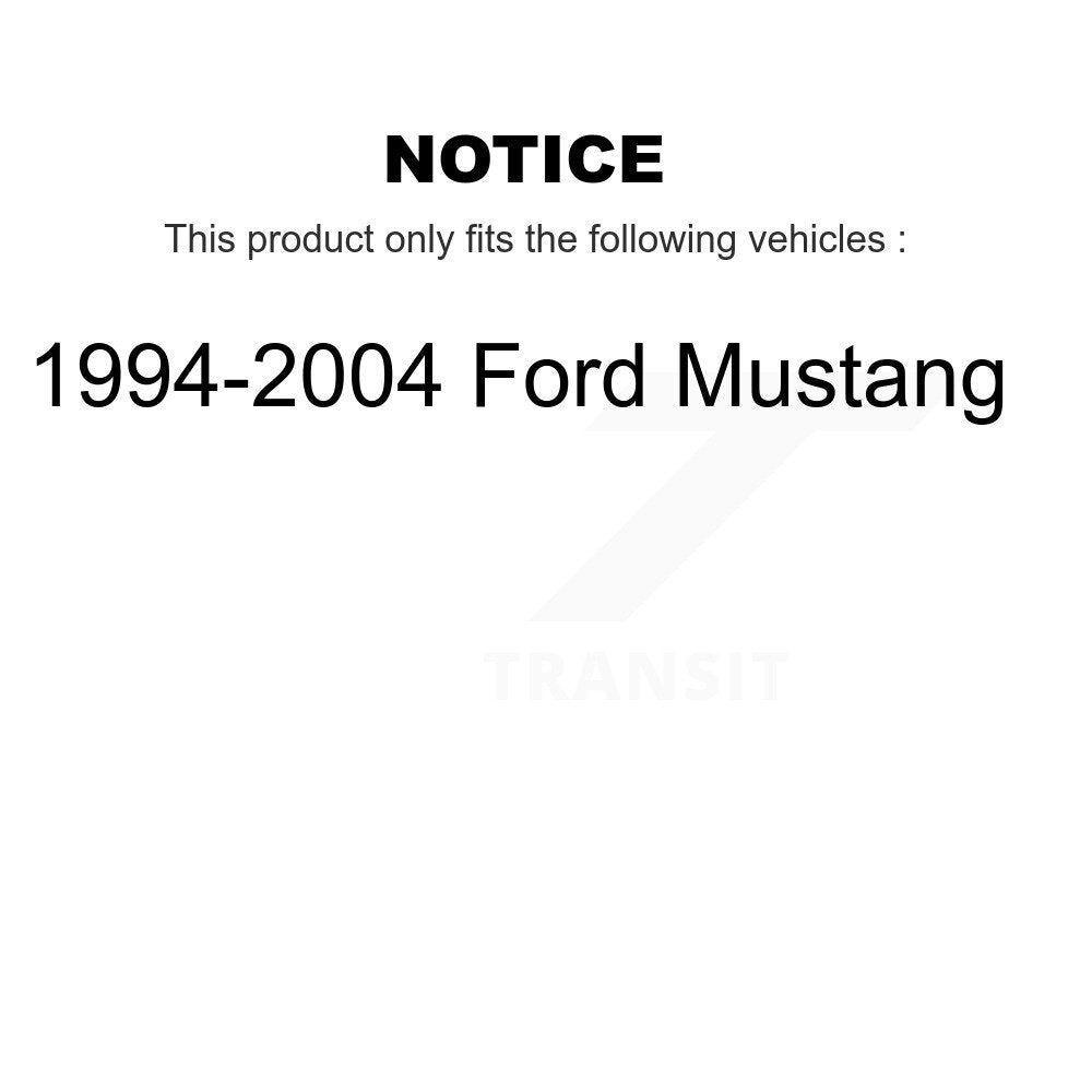 Front Wheel Bearing And Hub Assembly Pair For 1994-2004 Ford Mustang