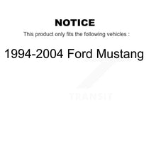 Charger l'image dans la galerie, Front Wheel Bearing And Hub Assembly Pair For 1994-2004 Ford Mustang