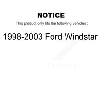 Charger l'image dans la galerie, Front Wheel Bearing And Hub Assembly Pair For 1998-2003 Ford Windstar