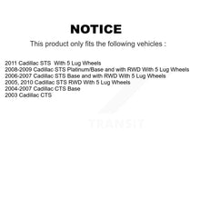 Load image into Gallery viewer, Front Wheel Bearing And Hub Assembly Pair For Cadillac CTS STS