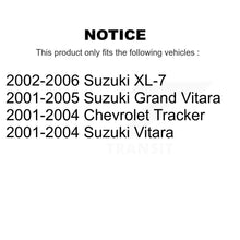 Load image into Gallery viewer, Front Wheel Bearing &amp; Hub Assembly Pair For Suzuki Chevrolet Tracker XL-7 Grand