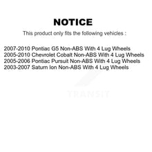 Load image into Gallery viewer, Front Wheel Bearing Hub Assembly Pair For Chevrolet Cobalt Saturn Ion Pontiac G5