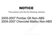 Charger l'image dans la galerie, Front Wheel Bearing &amp; Hub Assembly Pair For Chevrolet Malibu Pontiac G6 Non-ABS