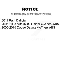 Charger l'image dans la galerie, Front Wheel Bearing And Hub Assembly Pair For Dakota Dodge Mitsubishi Raider Ram