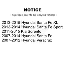 Charger l'image dans la galerie, Front Wheel Bearing And Hub Assembly Pair For Hyundai Kia Sorento Santa Fe Sport