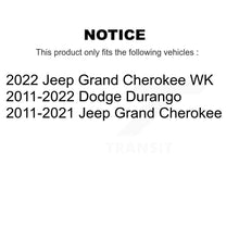 Charger l'image dans la galerie, Front Wheel Bearing &amp; Hub Assembly Pair For Jeep Grand Cherokee Dodge Durango WK