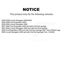 Load image into Gallery viewer, Front Wheel Bearing And Hub Assembly Pair For Ford Expedition Lincoln Navigator