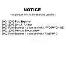 Load image into Gallery viewer, Front Wheel Bearing And Hub Assembly Pair For Ford Explorer Mercury Mountaineer