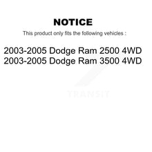 Load image into Gallery viewer, Front Wheel Bearing And Hub Assembly Pair For 2003-2005 Dodge Ram 2500 3500 4WD