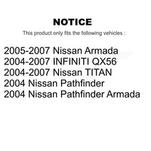 Load image into Gallery viewer, Front Wheel Bearing And Hub Assembly Pair For Nissan Titan Armada INFINITI QX56