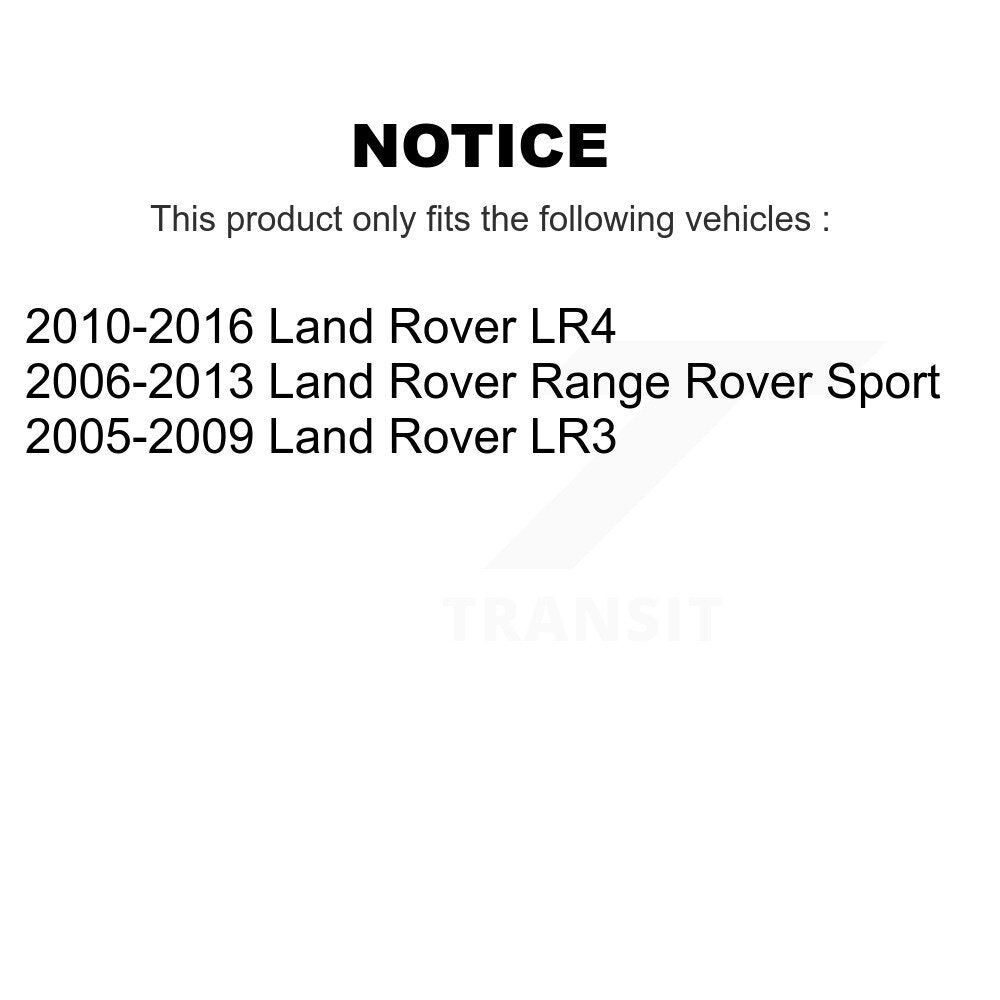 Front Wheel Bearing And Hub Assembly Pair For Land Rover Range Sport LR3 LR4