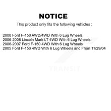 Load image into Gallery viewer, Front Wheel Bearing And Hub Assembly Pair For Ford F-150 Lincoln Mark LT