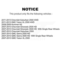 Load image into Gallery viewer, Front Wheel Bearing Hub Assembly Pair For Chevrolet Silverado 2500 HD GMC Sierra