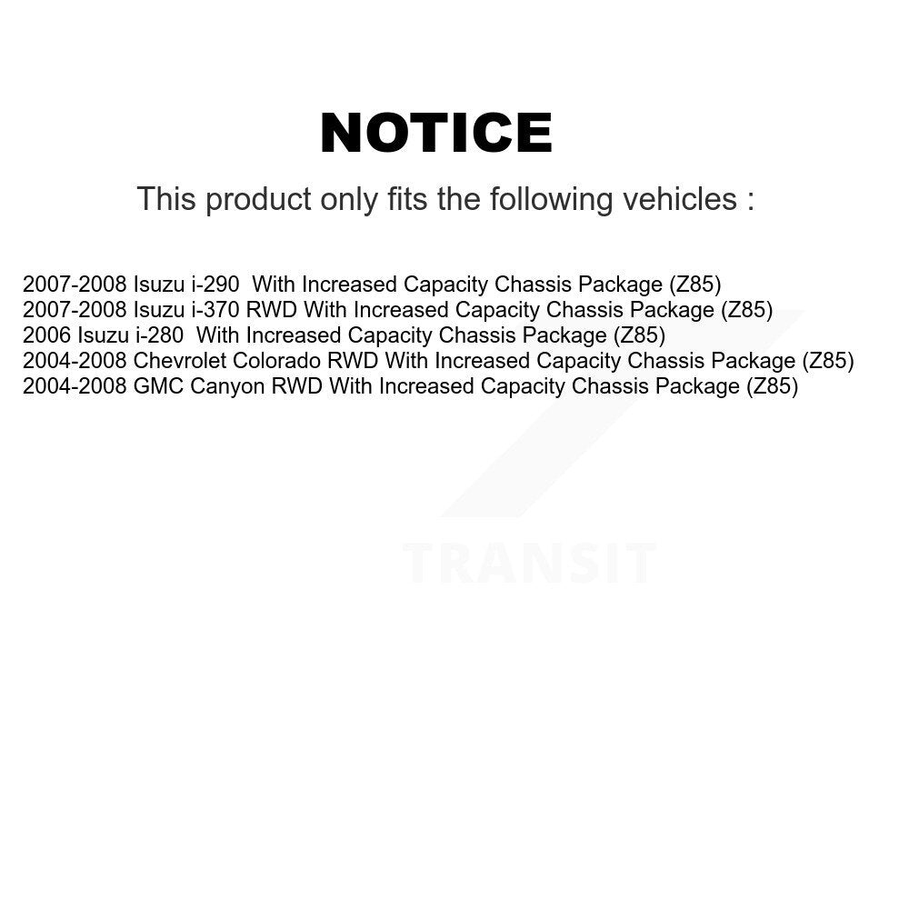 Front Wheel Bearing And Hub Assembly Kit For Chevrolet Colorado GMC Canyon Isuzu