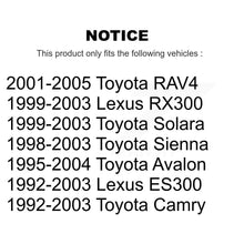Load image into Gallery viewer, Front Wheel Bearing Pair For Toyota Camry Lexus Avalon RAV4 ES300 Sienna RX300